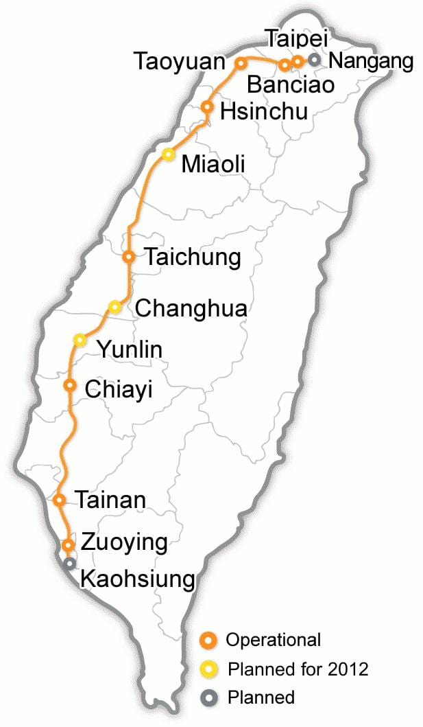 Taiwan tren bal kat jeyografik