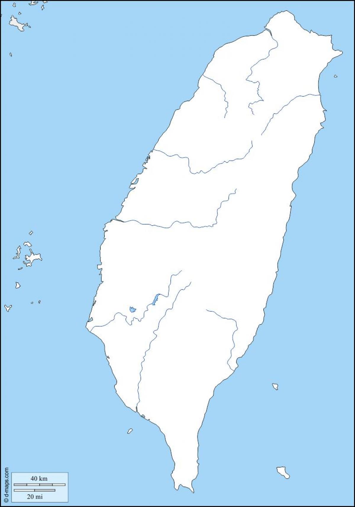 Kat jeyografik nan Taiwan deskripsyon