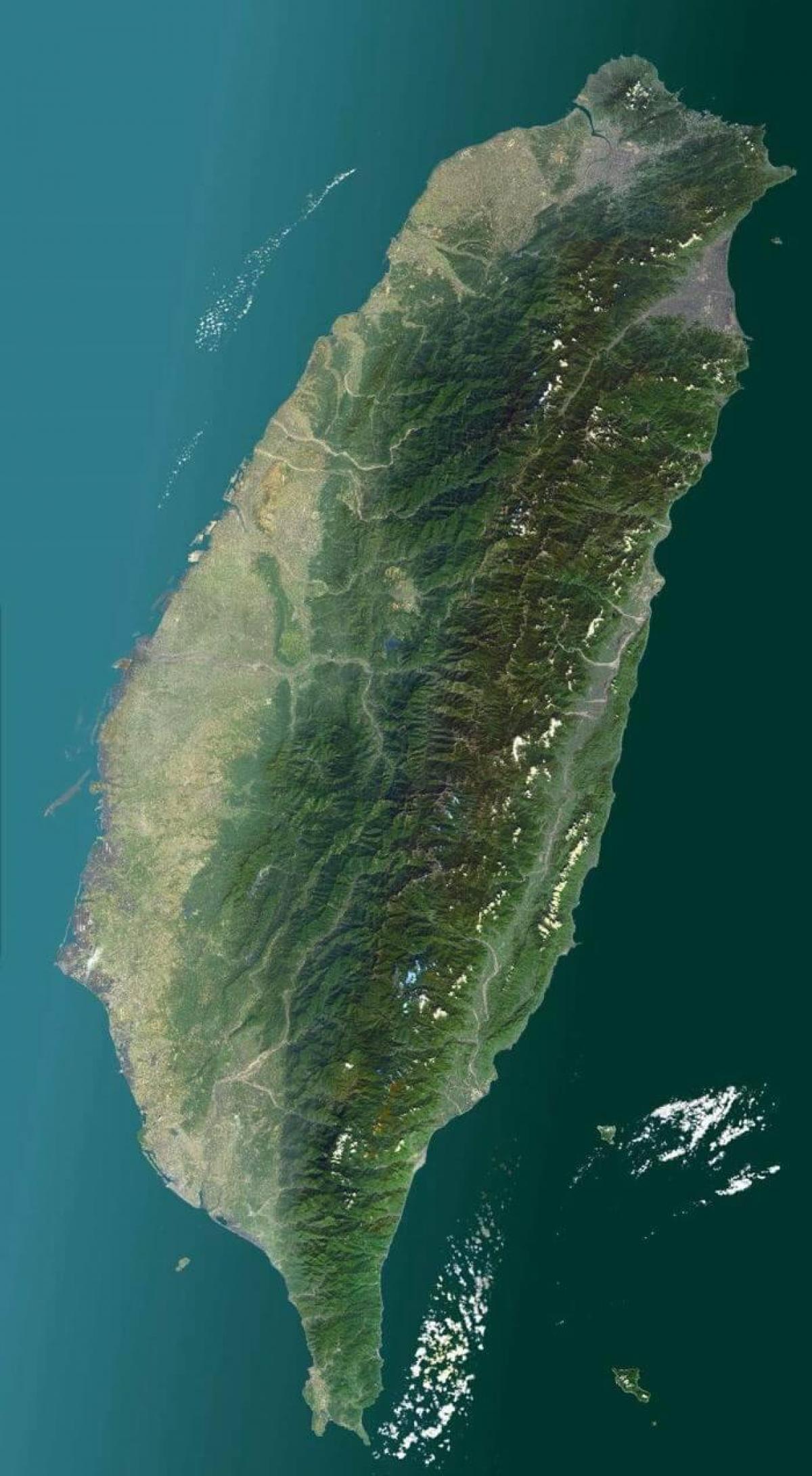 Kat jeyografik nan Taiwan satelit