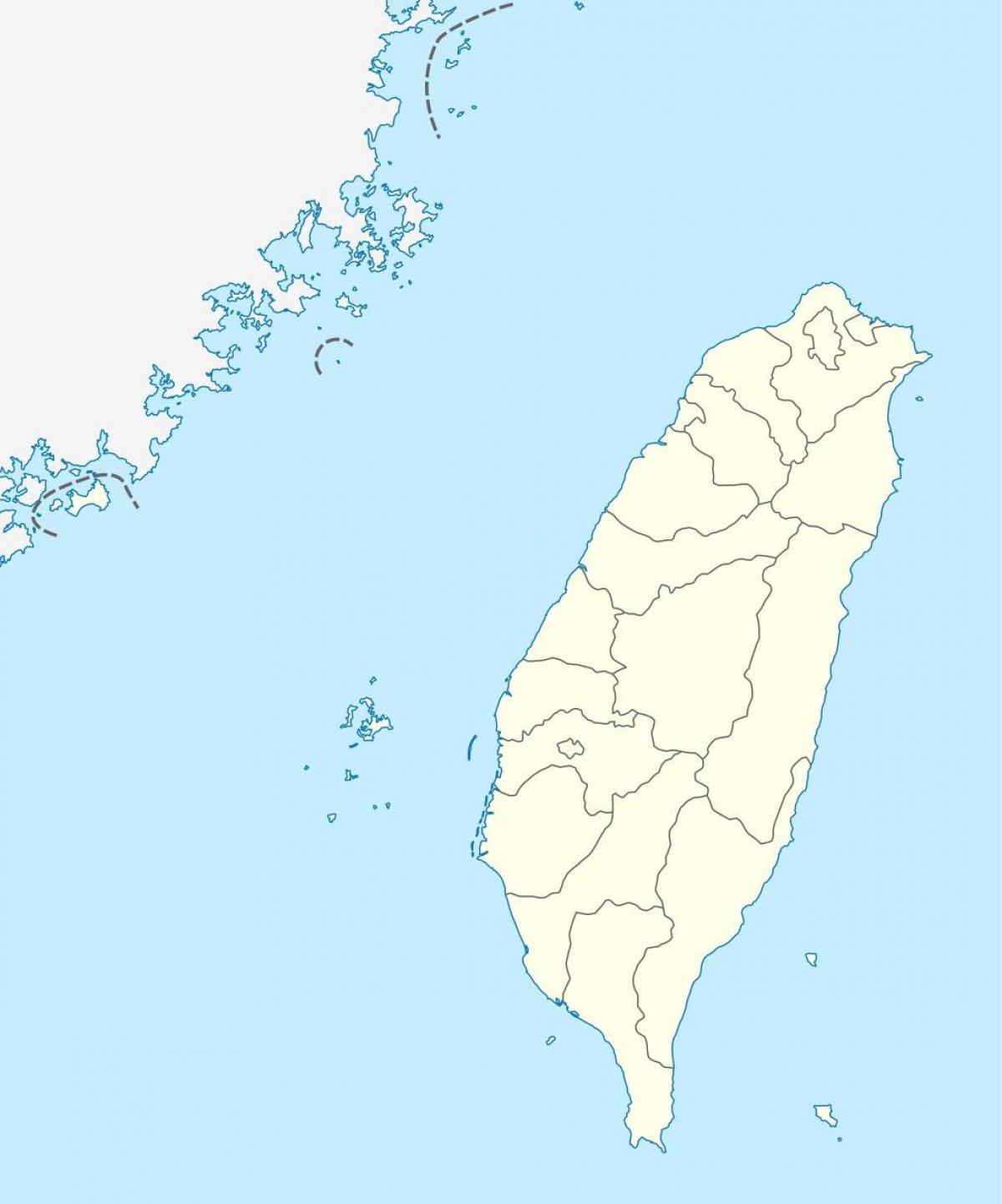 Kat jeyografik nan Taiwan vecteur
