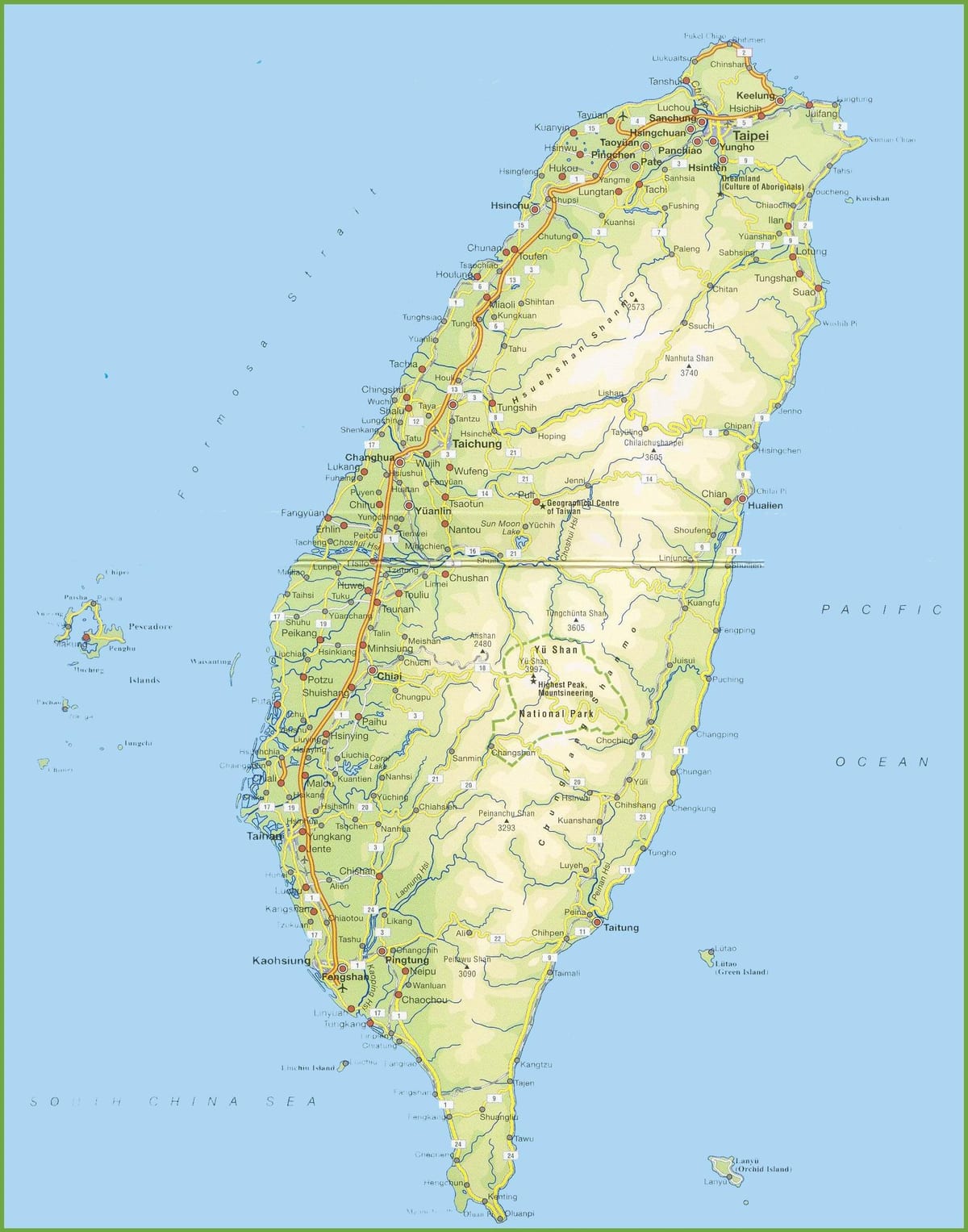 Kat jeyografik nan Taiwan offline