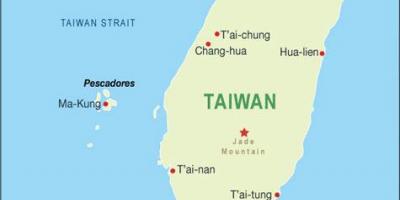 Taiwan taoyuan ayewopò entènasyonal la kat jeyografik