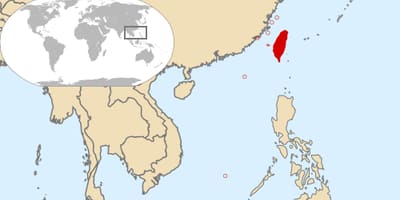 Taiwan peyi nan mond lan kat jeyografik