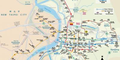 Metro kat jeyografik Taiwan