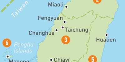 Kat jeyografik nan peyi Taiwan