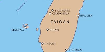 Taiwan ayewopò entènasyonal la kat jeyografik